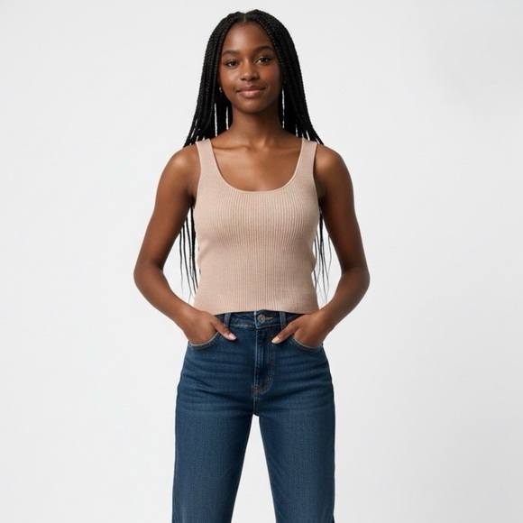 Aqua Tops - Ribbed Tank Top